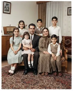 نمونه خروجی پرامپت «ترمیم عکس قدیمی»، ساخته‌شده با هوش مصنوعی