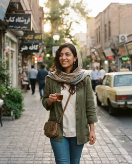 نمونه خروجی پرامپت «فیلم آنالوگ 35mm»، ساختهشده با هوش مصنوعی