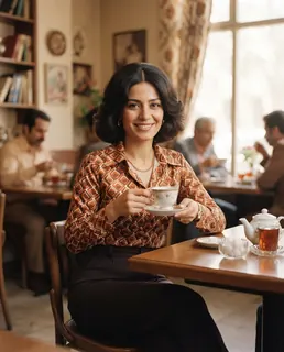 نمونه خروجی پرامپت «مجله وینتیج»، ساختهشده با هوش مصنوعی