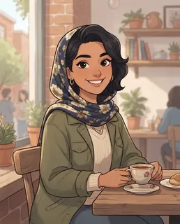 نمونه خروجی پرامپت «شخصیت کارتونی تمیز»، ساخته‌شده با هوش مصنوعی