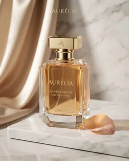 نمونه خروجی پرامپت «تبلیغ عطر لوکس»، ساختهشده با هوش مصنوعی