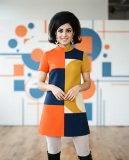 نمونه خروجی پرامپت «فشن مود دهه شصت»، ساختهشده با هوش مصنوعی