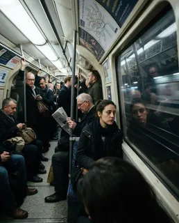 نمونه خروجی پرامپت «مترو و حملونقل عمومی»، ساختهشده با هوش مصنوعی